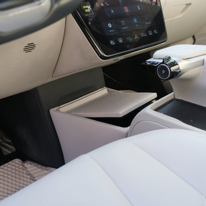 TOGG T10X Tam Uyumlu Ara Konsol Beyaz (Krem) – Carvion Premium Serisi